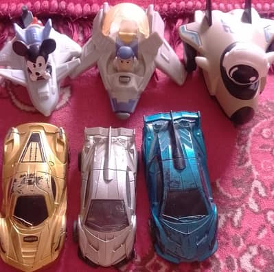 kids metal cars and planes