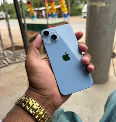 Apple iPhone 14 128gb blue color non pta bypass condition 10/10 water