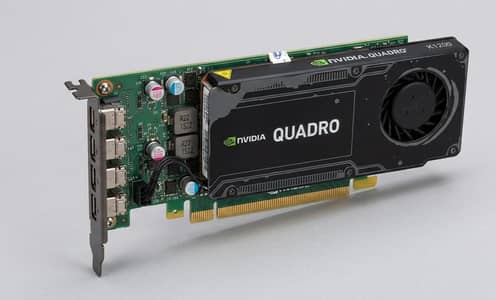 NVIDIA Quadro K1200 4GB Graphics Card (10/10) along with free DP Cable