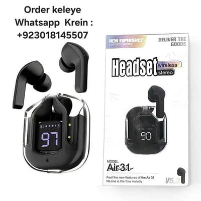 Wireless Bluetooth Earbuds Pro | HD Sound | Fast Delivery