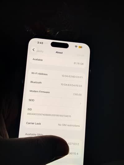 Apple iPhone 16 Plus with box and cable