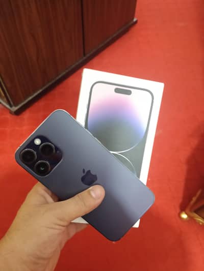 Apple iPhone 14 Pro Max 128 Gb With Box HK Model Full sim Time