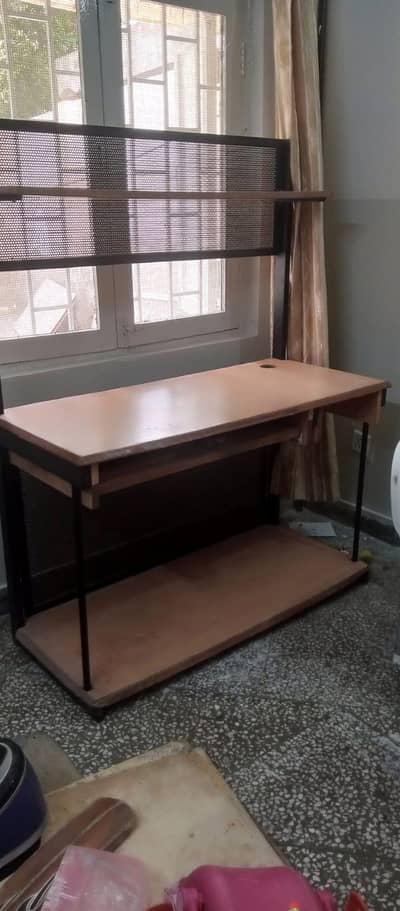 affordable study, computer table with 3 portions adjustable size