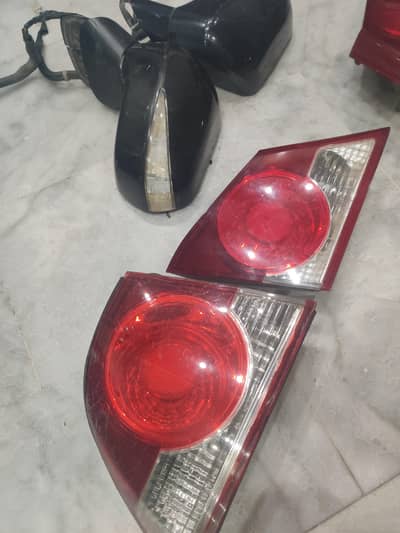 Honda reborn genuine back lights and side mirror