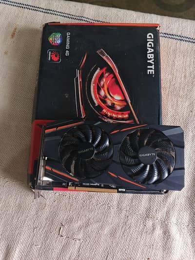 Rx 580 Gigabyte 4GB  very good condition Card