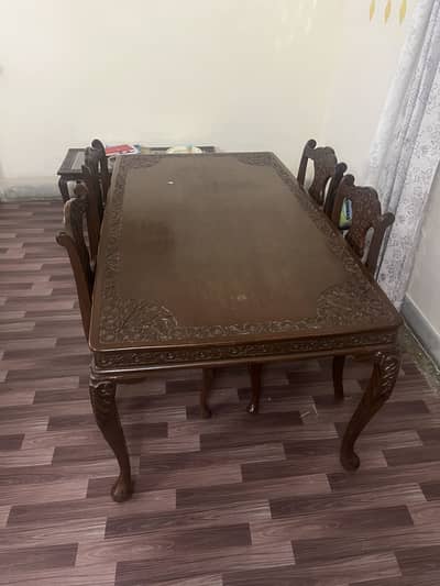 Sheeshum wood dining Table 4 Person