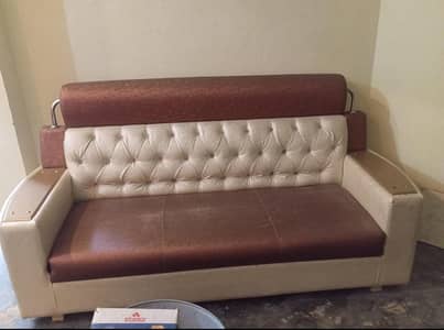 5 Seater sofa with Tarpai set Golden Deco paint