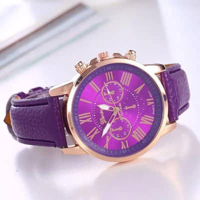New Geneva Quartz Belt Fashion Watch For Sale