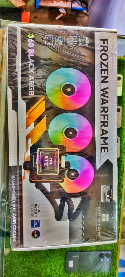 Liquid Cooler: Thermalright Frozen Warframe 360mm Black ARGB 2.4 in DP