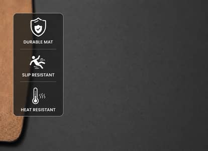 Leather Desk Pad – Multifunctional Laptop, Writing & Gaming Mat with