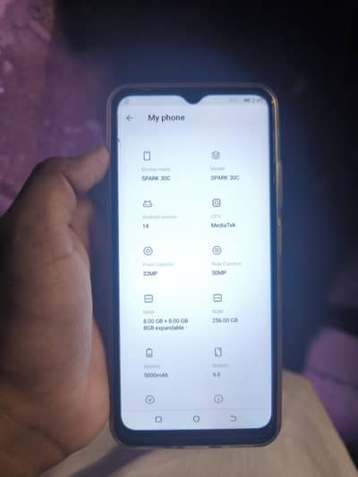 Tecno SPARK 30C what app number 03286852638