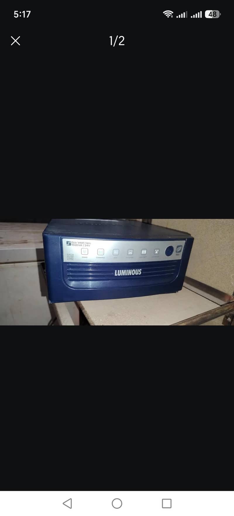 Luminous UPS 1