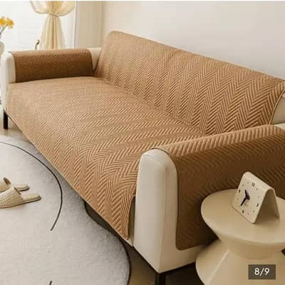 Ultrasonic waterproof sofa covers in copper color