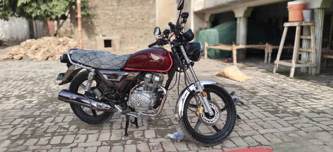 honda cg150 all kpk red 4k running