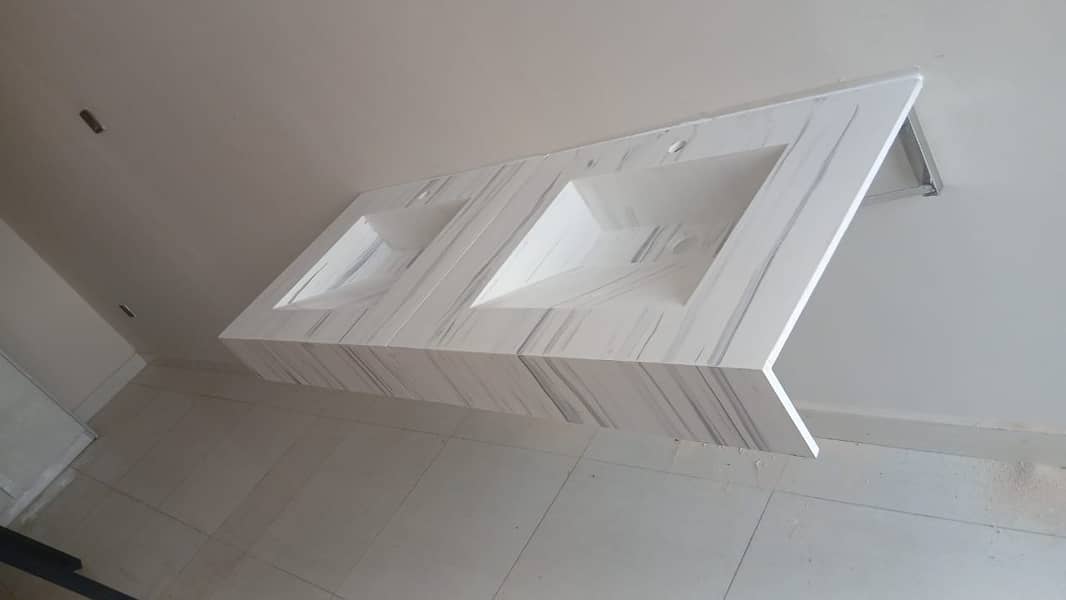 Polystone Solid Surface Sheets | Kitchen Counter | Vanity Top |Decore 9