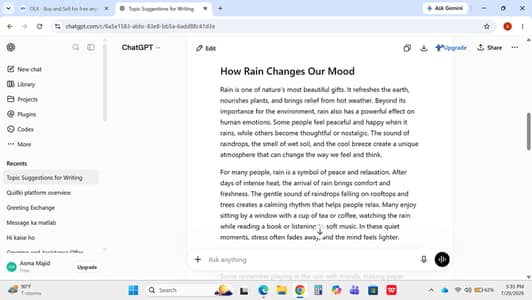 Assignment writing