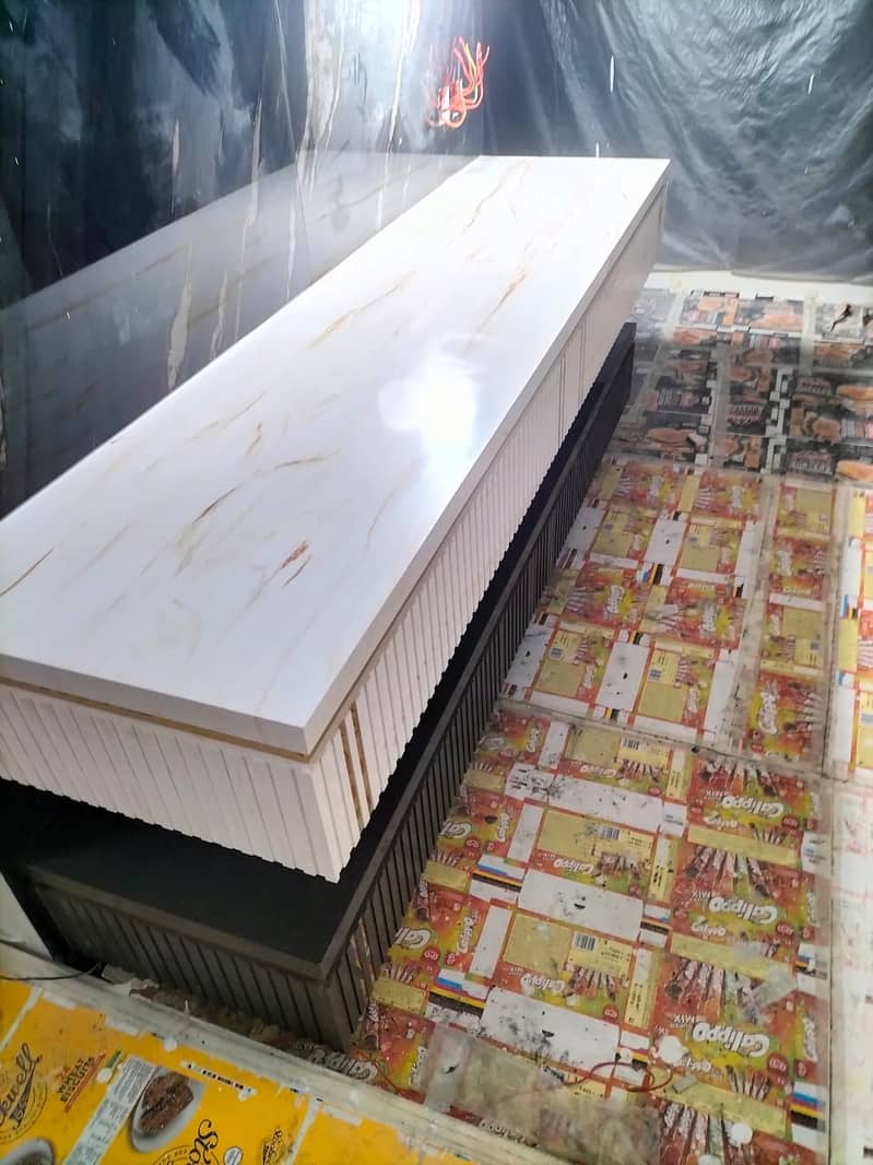 Polystone Solid Surface Sheets | Kitchen Counter | Vanity Top |Decore 10