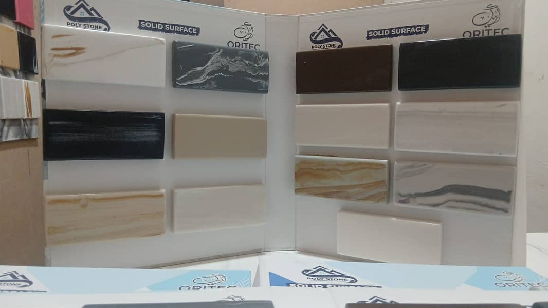 Polystone Solid Surface Sheets | Kitchen Counter | Vanity Top |Decore 1