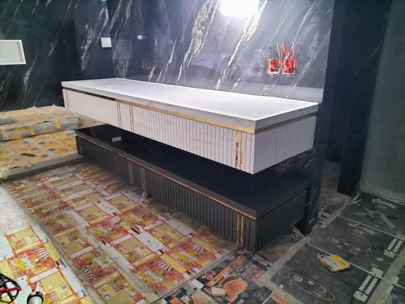 Polystone Solid Surface Sheets | Kitchen Counter | Vanity Top |Decore 11