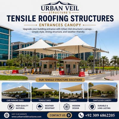 Canopy Installation / School & Mosque Tensile Structures Repairing
