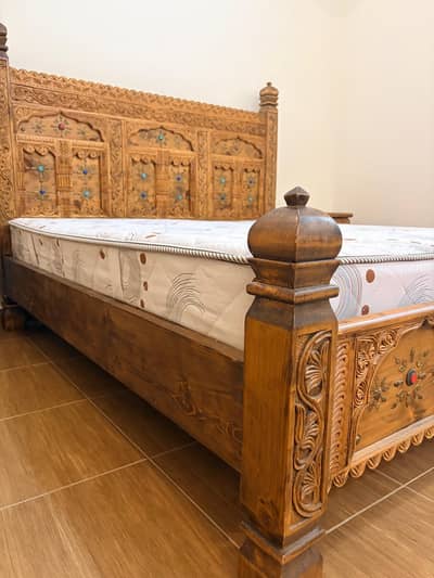 Wooden Bed Set
