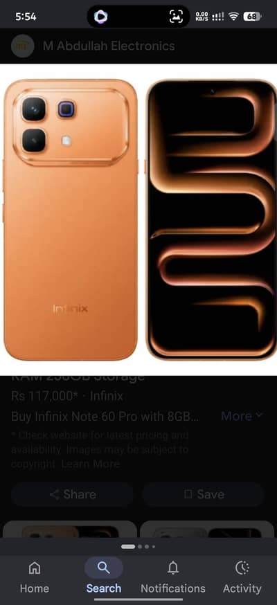 i am seeling infinix note 60 pr0