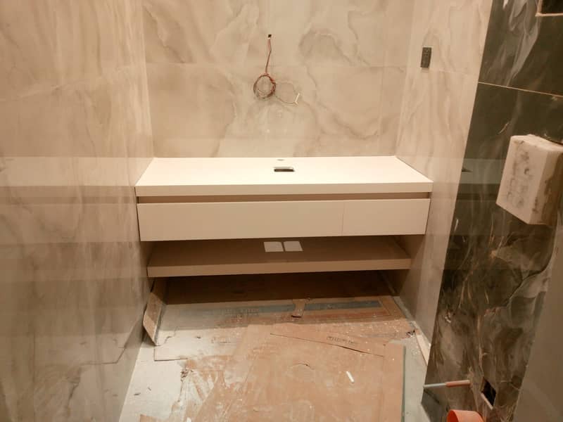 Polystone Solid Surface Sheets | Kitchen Counter | Vanity Top |Decore 3