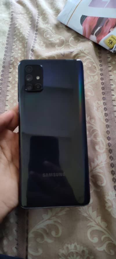 Samsung Mobile A71 all ok panel damag