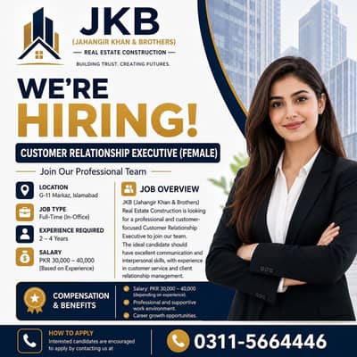 Customer relationship exectutive ( female)