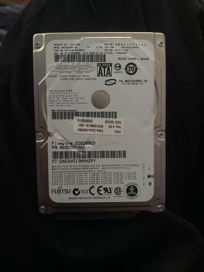 320GB Laptop Internal Hard Drive - Fujitsu SATA HDD