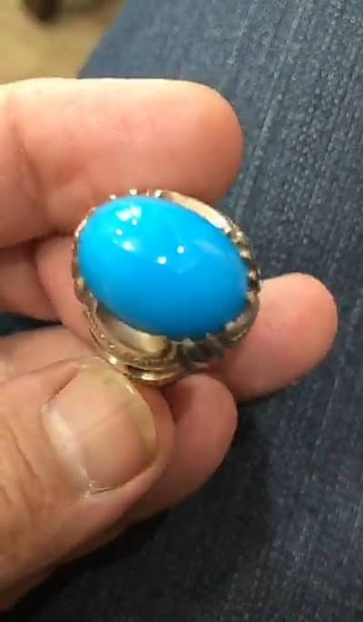 Silver Ring Feroza ( Turquoise )