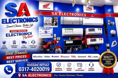 Haier | Hyundai | Dawlance | Ecosta|Gree|Brand New ACs for Sale | St