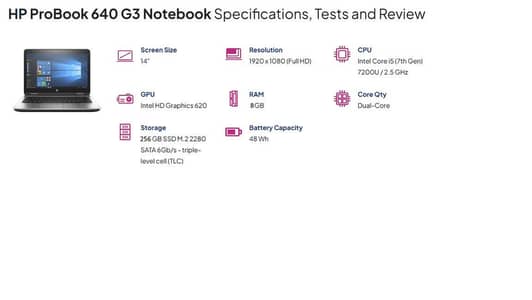 Hp probook 640 G3