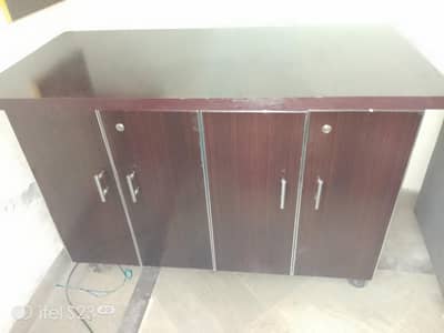 A new iron stand with spacious cabnets