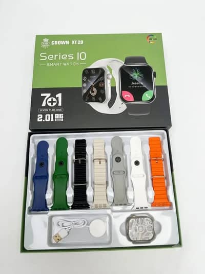 Crown XT20 Series 10 - 7+1 Stapes in one Pack. Super Amoled display.