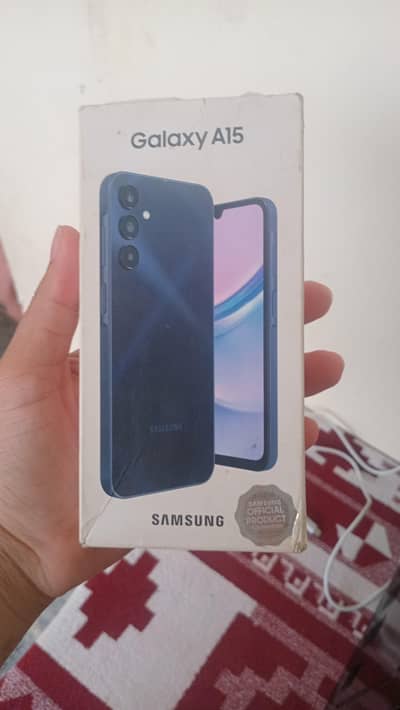 Samsung Mobile A15 (8_256GB) Exchange possible