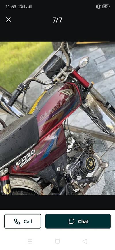 Honda CD 70 2009 model good condition