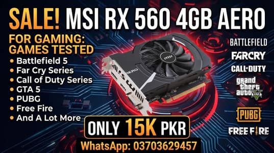 Msi rx 560 4gb ultimate gaming
