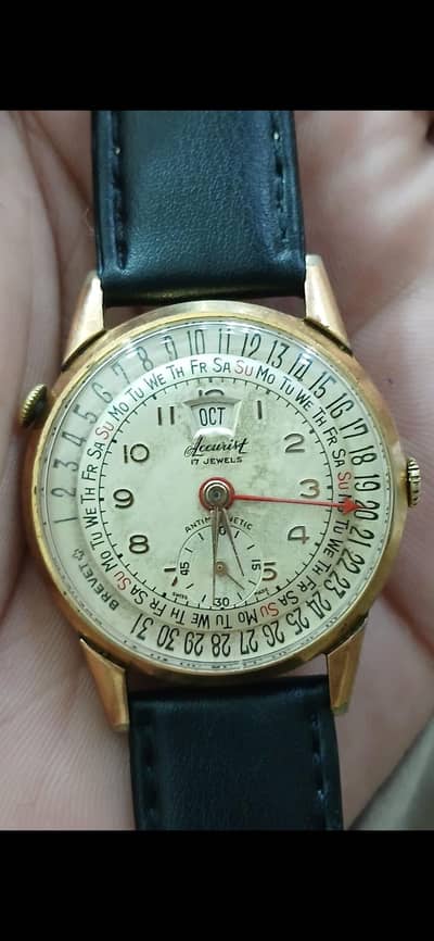 triple calendar watch