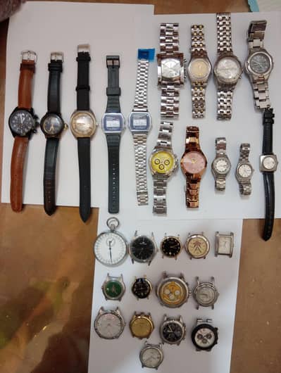 old vintage modal watches lot brandied