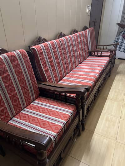 Complete Sofa Set - Tali Wood - Excellent Condition