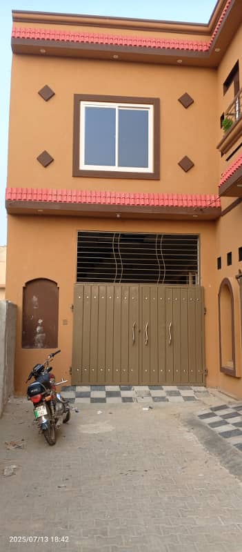 New Muslim town 4.75 mrla half double story luxury house urgent Sale just 78 lak dmd, 03006803629