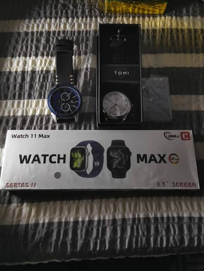 3 Imported Watches | TOMI + Twin Blade + Watch 11 Max | Box Open