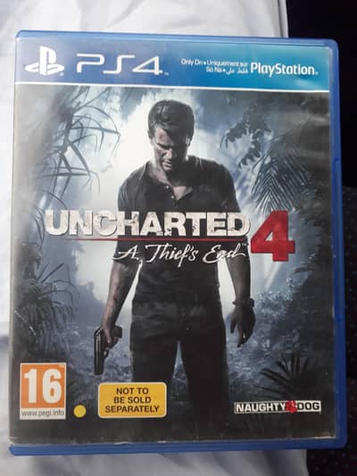 Uncharted 4 PS4 Game Used -Exchange Possible