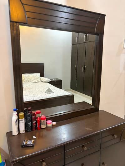 King size bedset with mattress