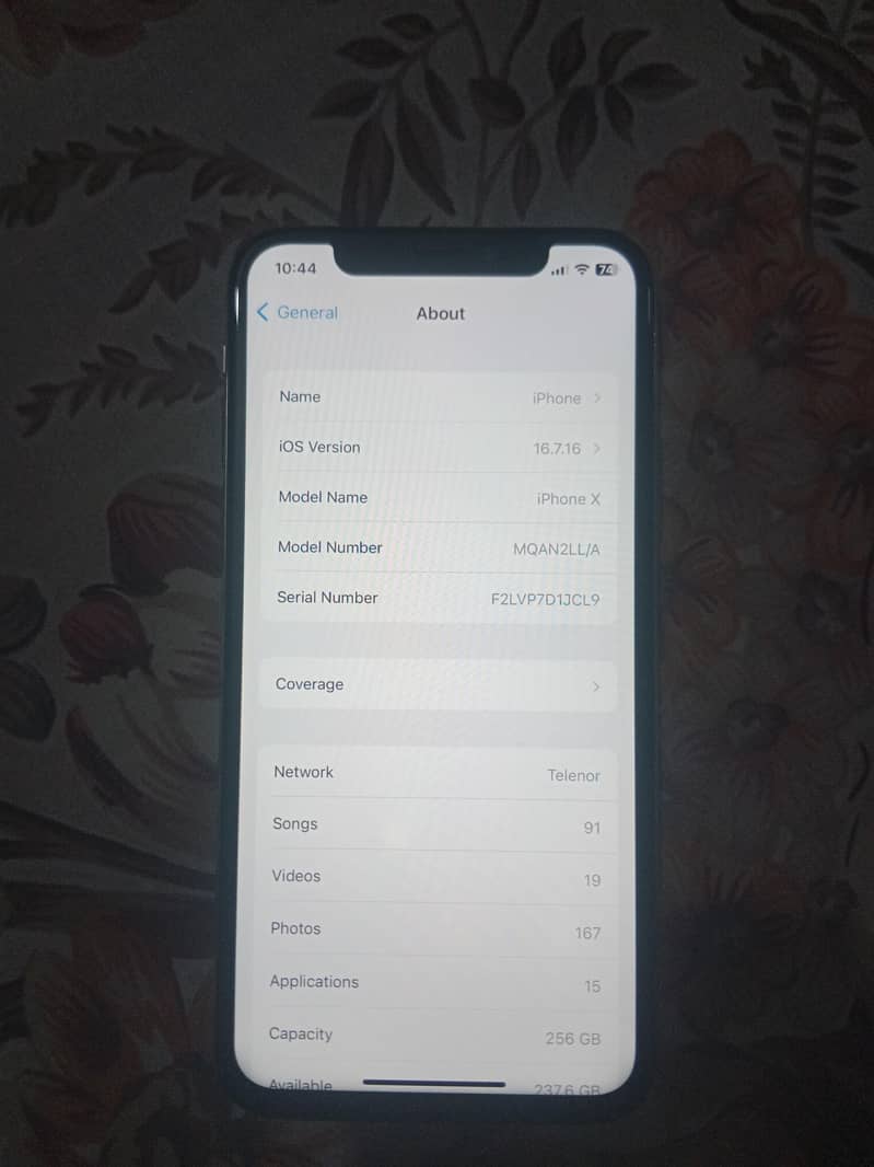 Apple iPhone X 7
