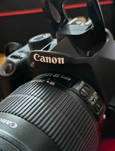 Canon EOS 1200D + 18-135mm Lens | 2 Batteries | SD Card | Camera Bag
