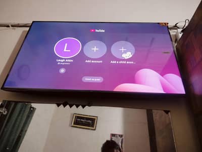 TCL ka 43 inch QLED 4K Smart LED TV hai