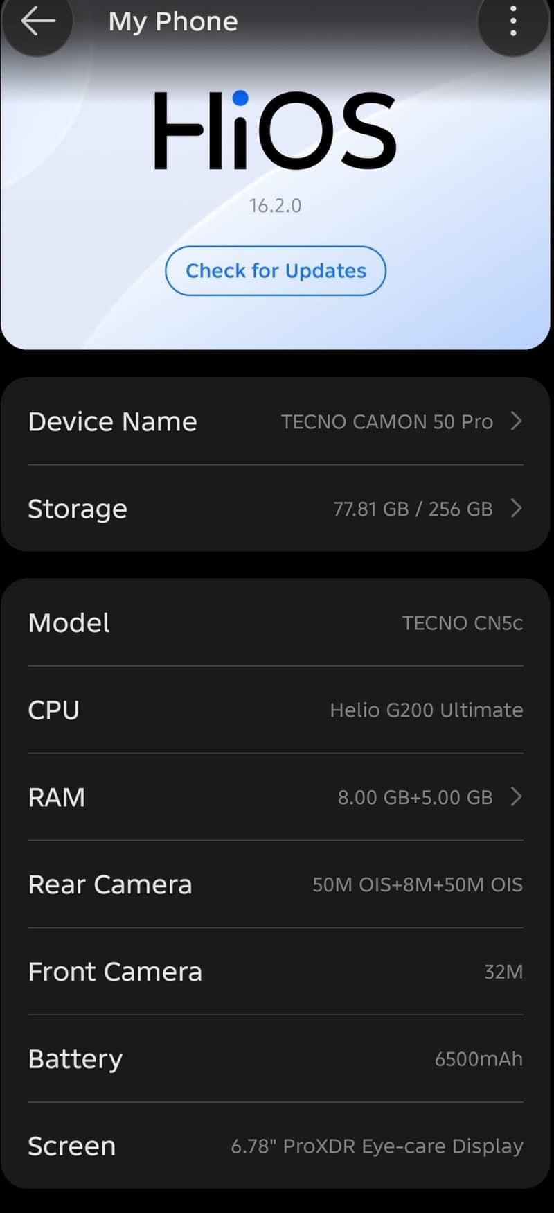 Tecno Other Model 6