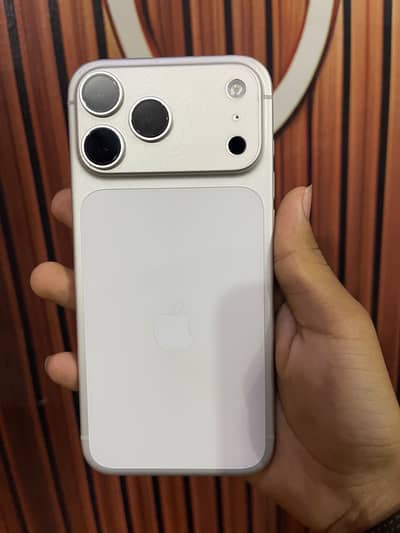 iPhone 17 pro max Jv 256 100% with box and charger for sale